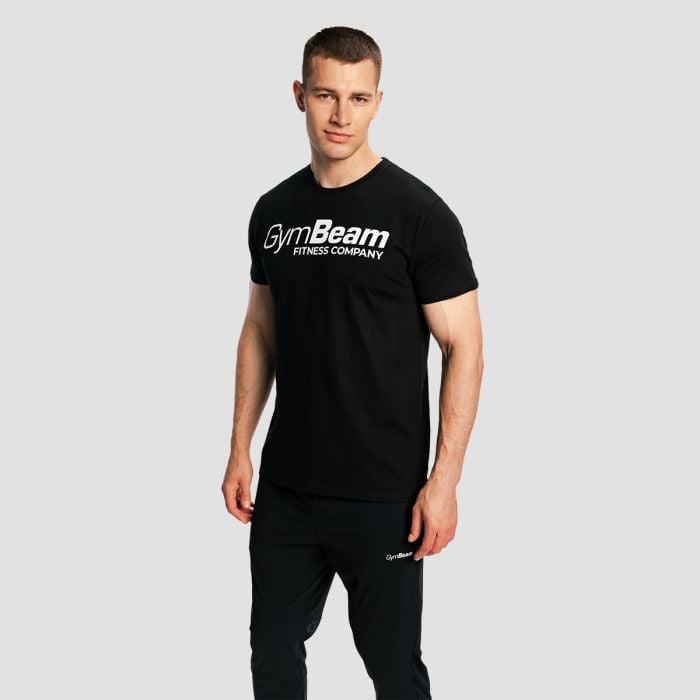 Tričko Fitness Black - GymBeam L