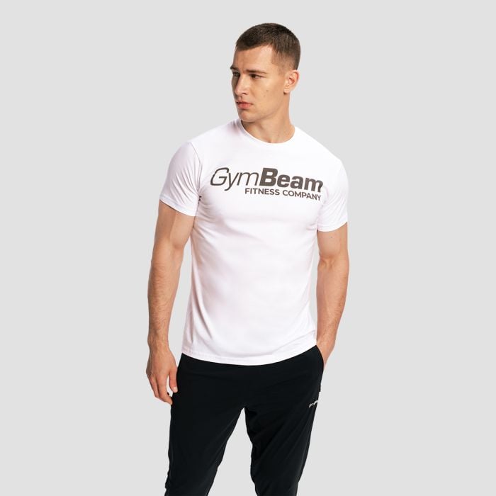 Tričko Fitness White - GymBeam XL