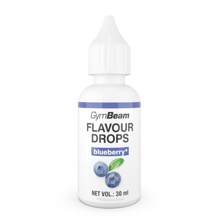 Flavor Drops 30 ml - GymBeam borůvky