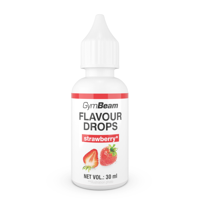 Flavor Drops 30 ml - GymBeam jahoda