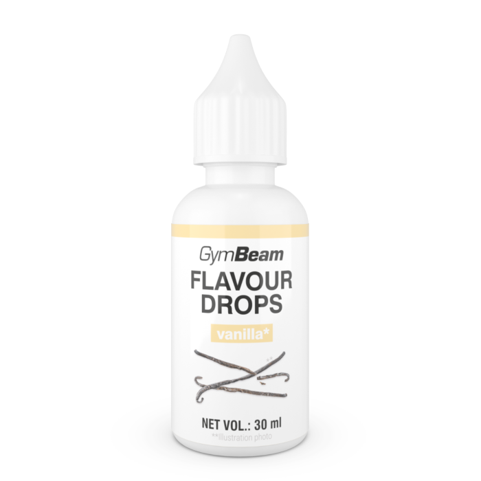 Flavour Drops - GymBeam 30 ml - vanilka