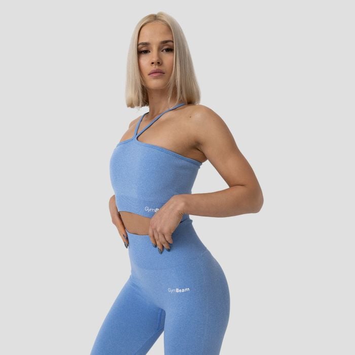 Sportovní podprsenka Halter FLO Blue - GymBeam M