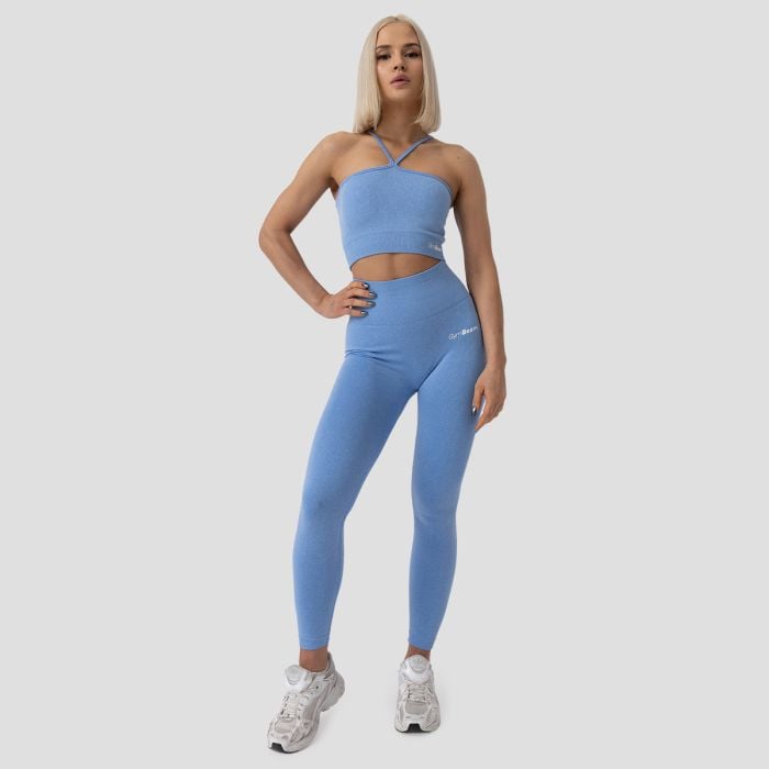 Sportovní podprsenka Halter FLO Blue - GymBeam M