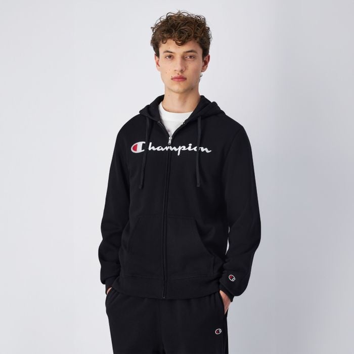 Mikina Full Zip Black - Champion L
