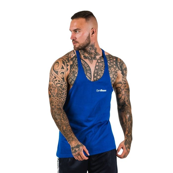 Tílko Stringer Dark Blue - GymBeam L