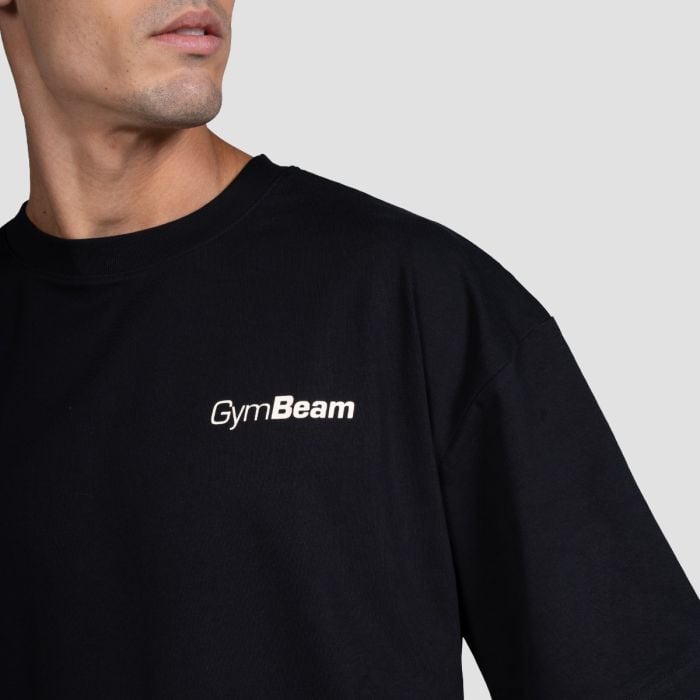 Tričko GymRat Black - GymBeam L