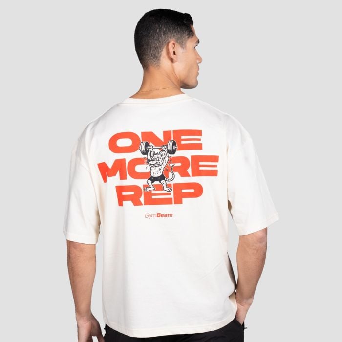 Tričko GymRat Cream - GymBeam L