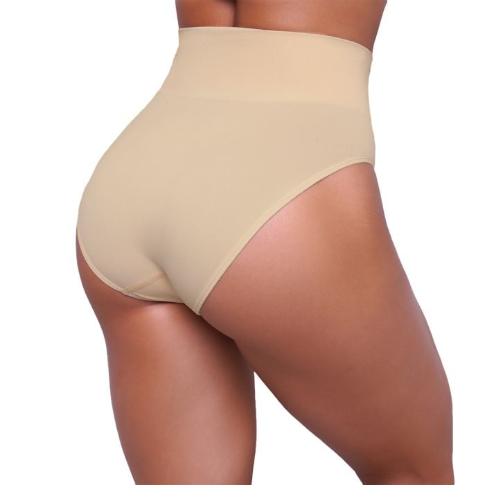 Kalhotky Highrise 2Pack Nude - GymBeam M