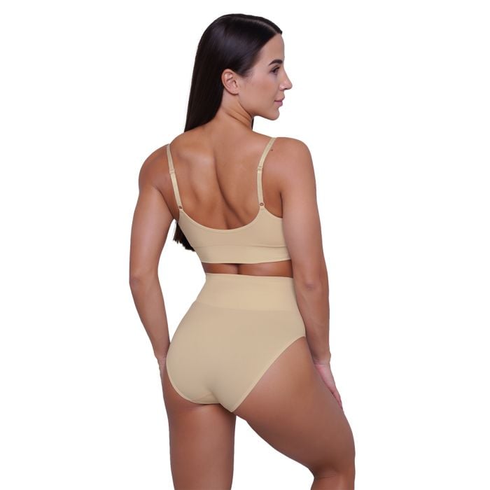 Kalhotky Highrise 2Pack Nude - GymBeam M