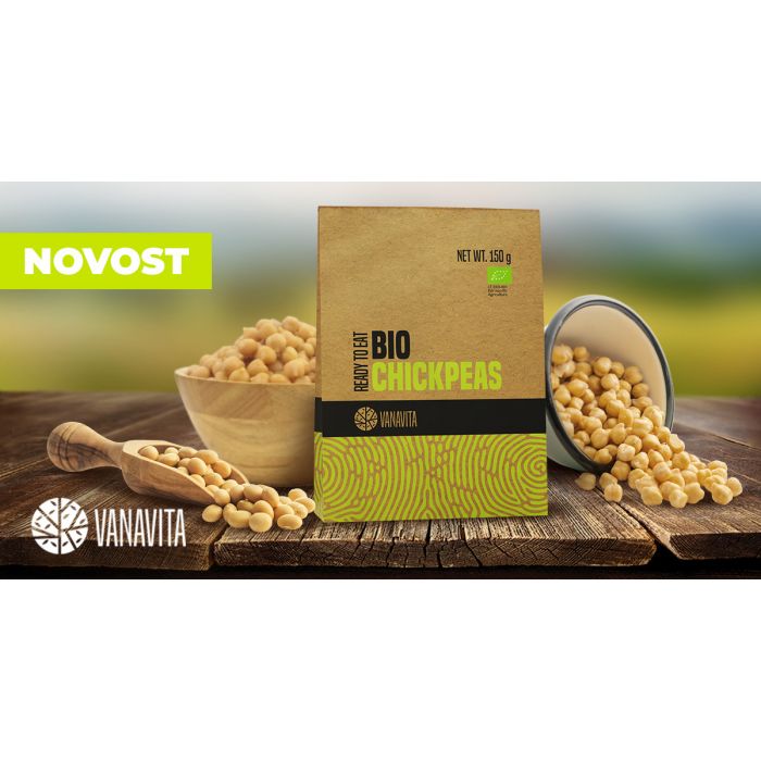 BIO Cizrna - Ready to eat - VanaVita 150 g
