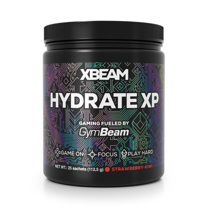 XBEAM Hydrate XP - GymBeam jahoda kiwi - 112,5 g