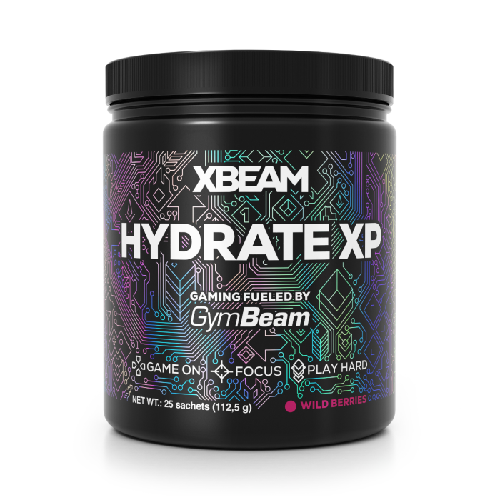 XBEAM Hydrate XP - GymBeam jahoda kiwi - 112,5 g