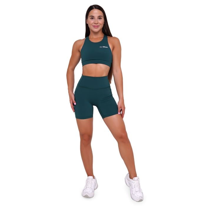 Sportovní podprsenka Ignite Dark Green - GymBeam M
