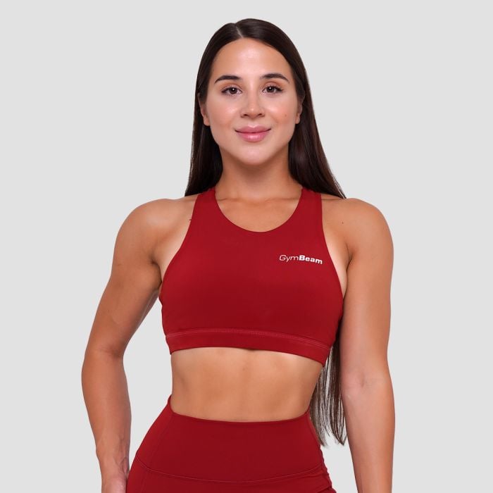 Sportovní podprsenka Ignite Dark Red - GymBeam M