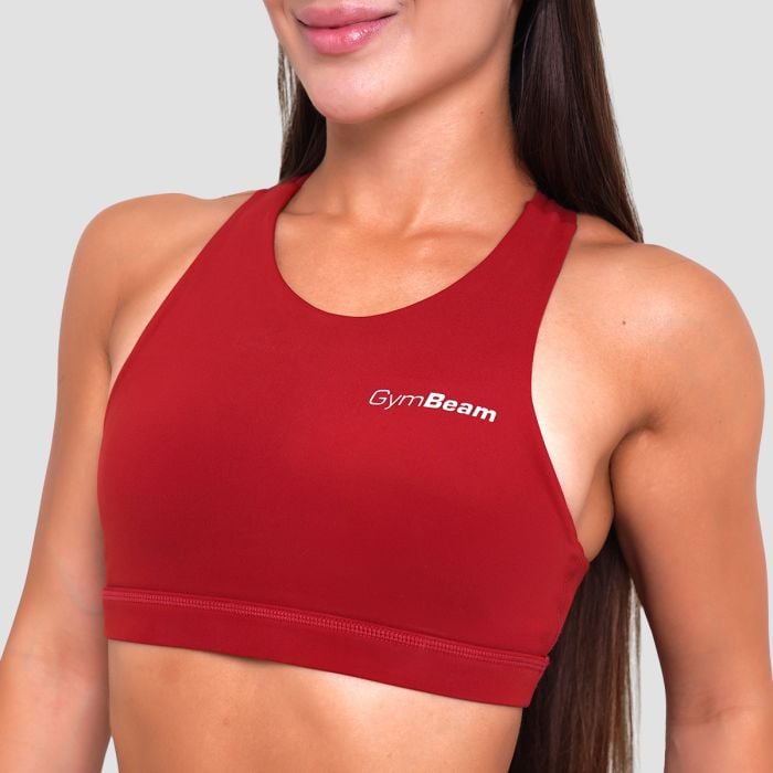 Sportovní podprsenka Ignite Dark Red - GymBeam M