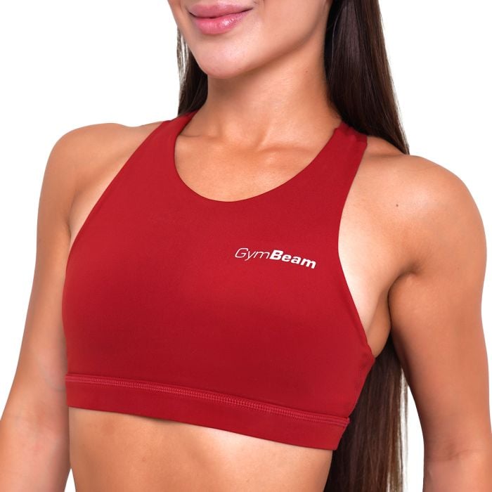 Sportovní podprsenka Ignite Dark Red - GymBeam M