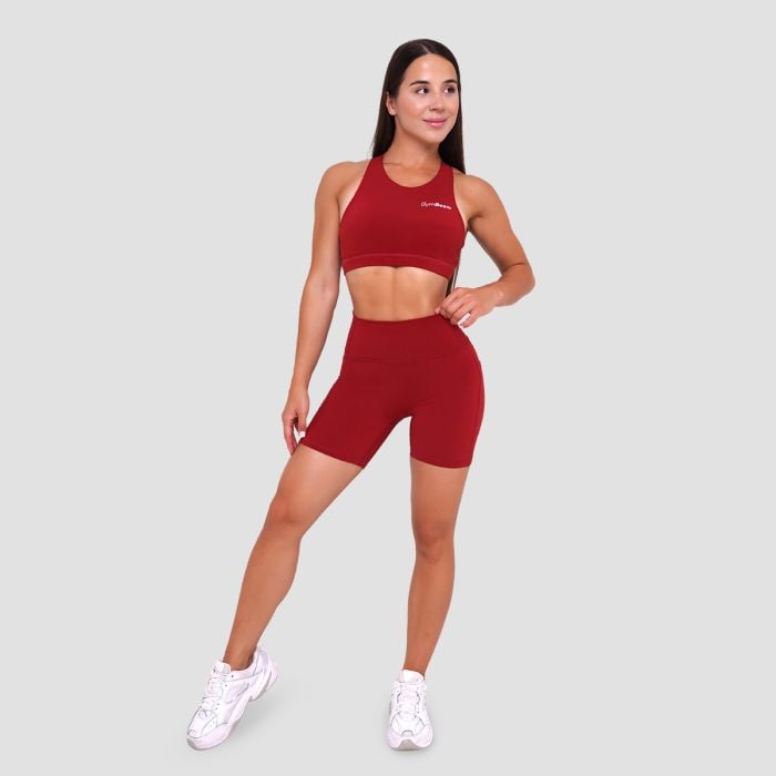 Sportovní podprsenka Ignite Dark Red - GymBeam M