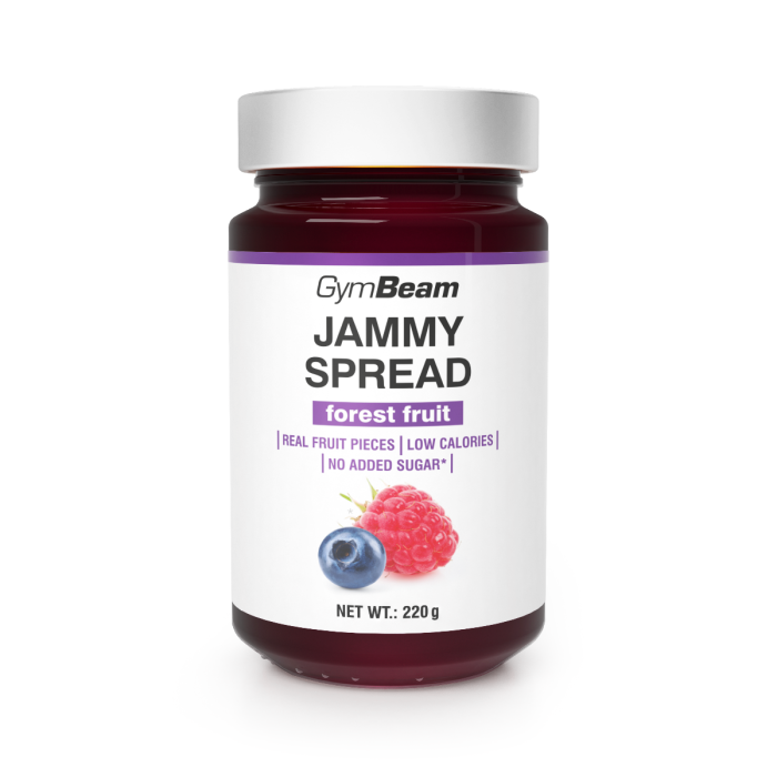Jammy Spread - GymBeam 220 g - jahoda