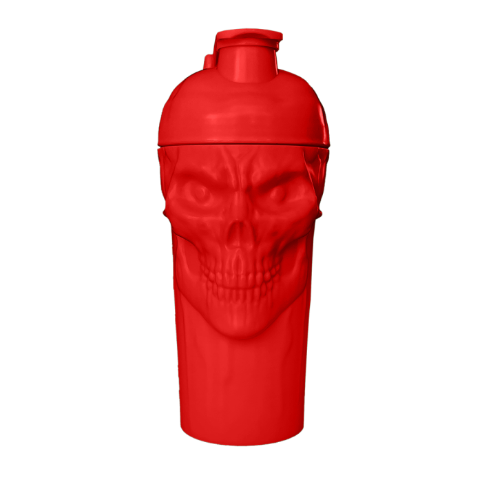 Levně Šejkr The Skull Red 700 ml - JNX