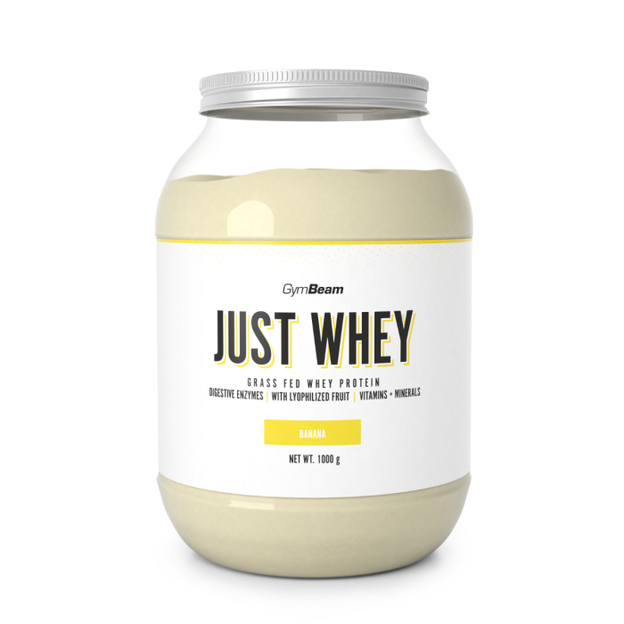 Just Whey Grass-Fed Protein – GymBeam 1000 g - banán - 00