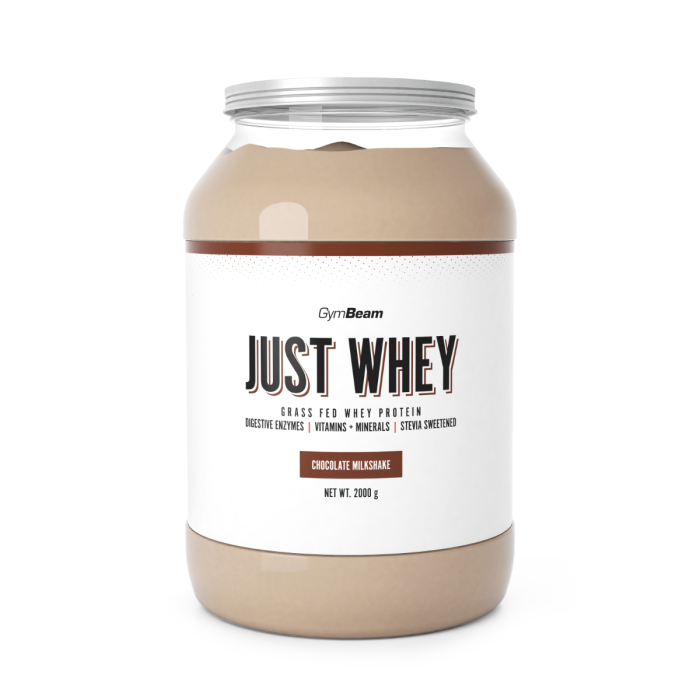 Just Whey Grass-Fed Protein – GymBeam 1000 g - čokoládový milkshake - 00