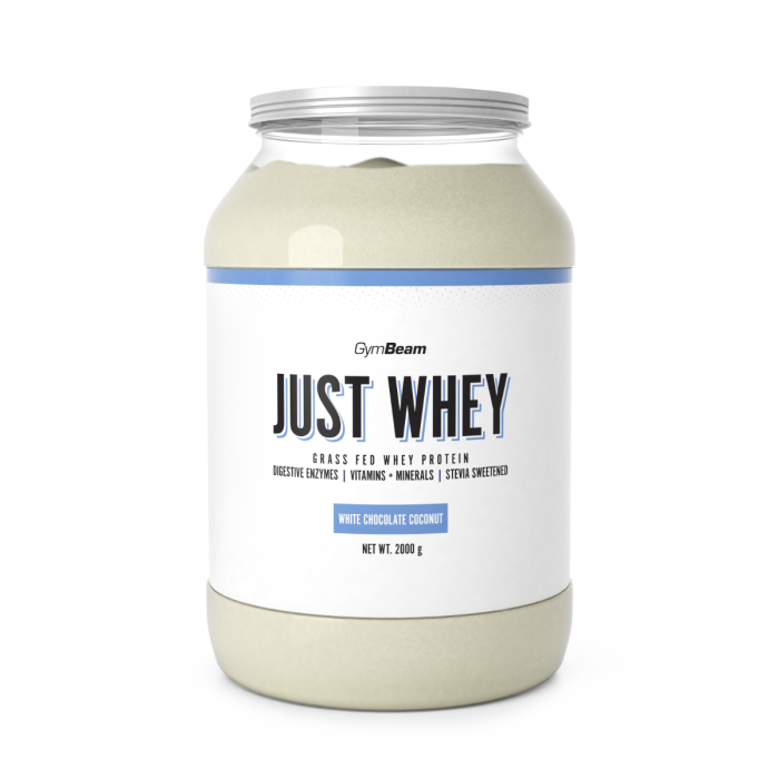 Just Whey - GymBeam bílá čokoláda kokos 2000 g