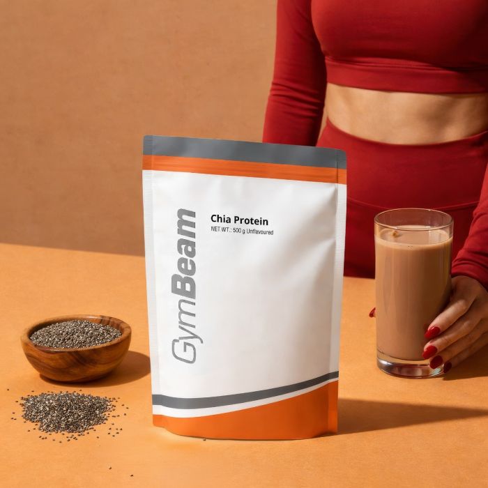 Chia protein - GymBeam 500 g - bez příchuti