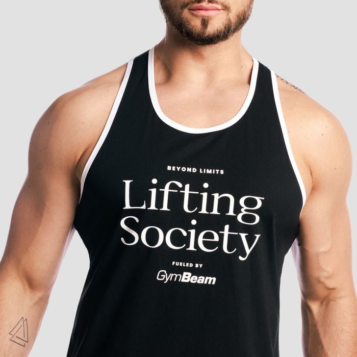 Tílko Lifting Society Black - GymBeam L