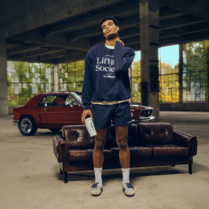 Mikina Lifting Society Nightfall - GymBeam L