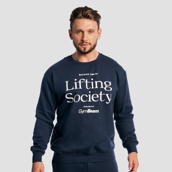 Mikina Lifting Society Nightfall - GymBeam L