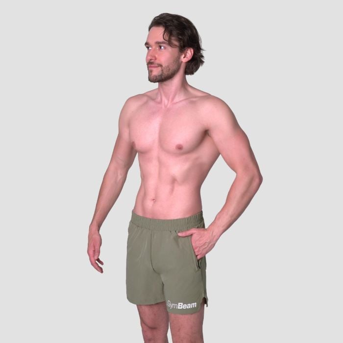 Šortky Light Essence Green - GymBeam XL