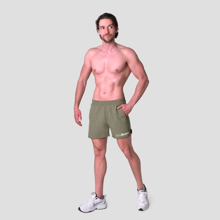 Šortky Light Essence Green - GymBeam XL
