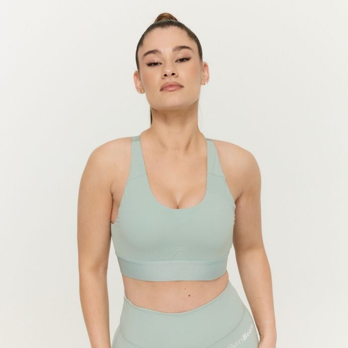 Sportovní podprsenka Limitless Eucalypt - GymBeam eucalypt XXL