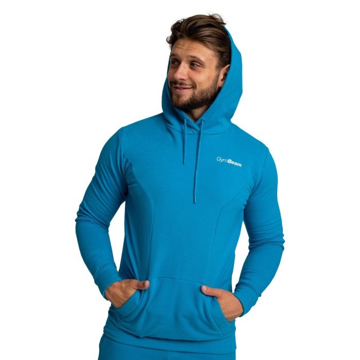 Mikina Limitless Hoodie Aquamarine - GymBeam XXL