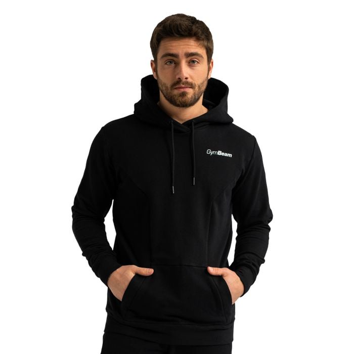 Mikina Limitless Hoodie Black - GymBeam L