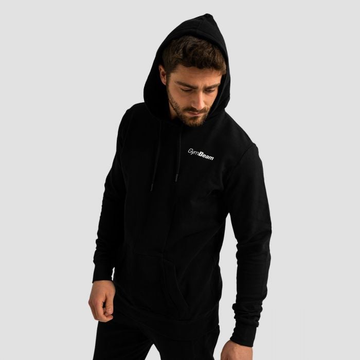Mikina Limitless Hoodie Black - GymBeam L