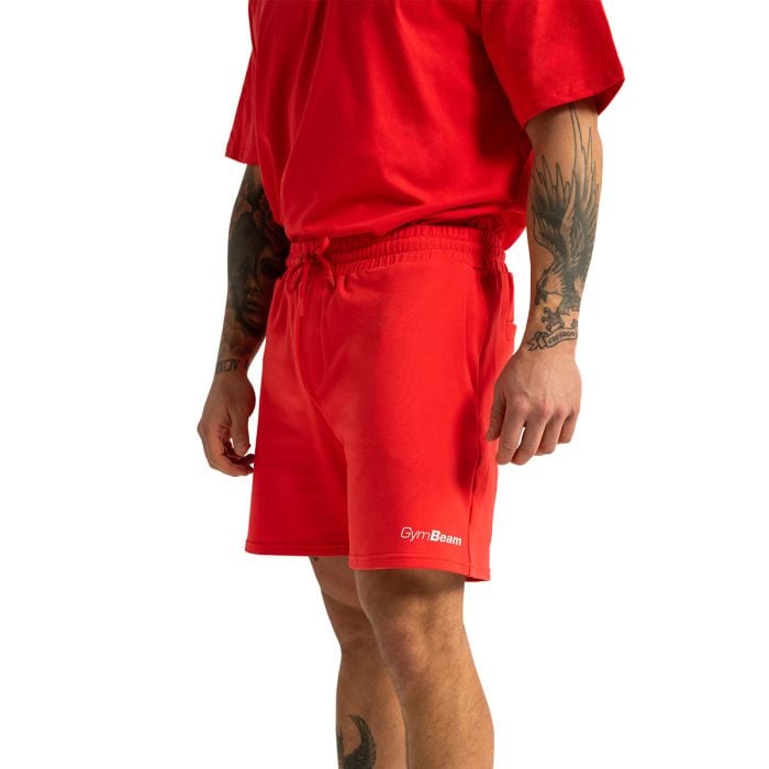 Šortky Limitless Hot Red - GymBeam XXL