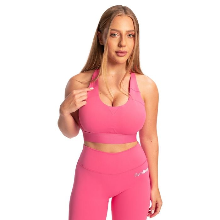 Sportovní podprsenka Limitless Dragonfruit - GymBeam M