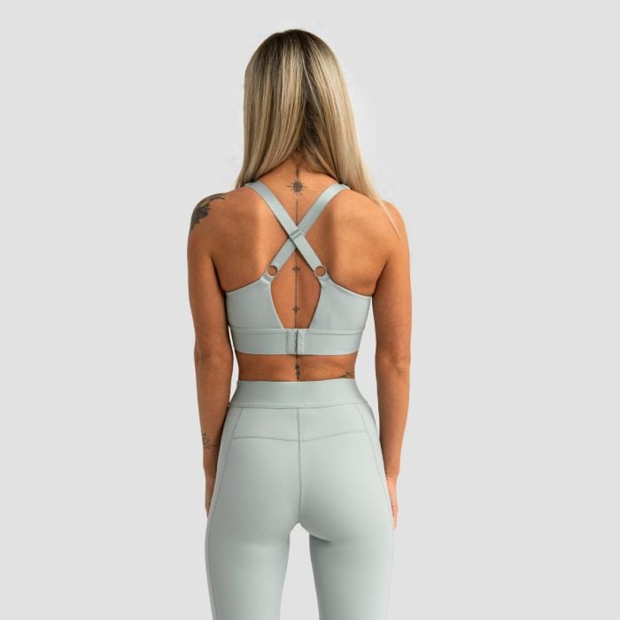 Sportovní podprsenka Limitless Eucalypt - GymBeam M