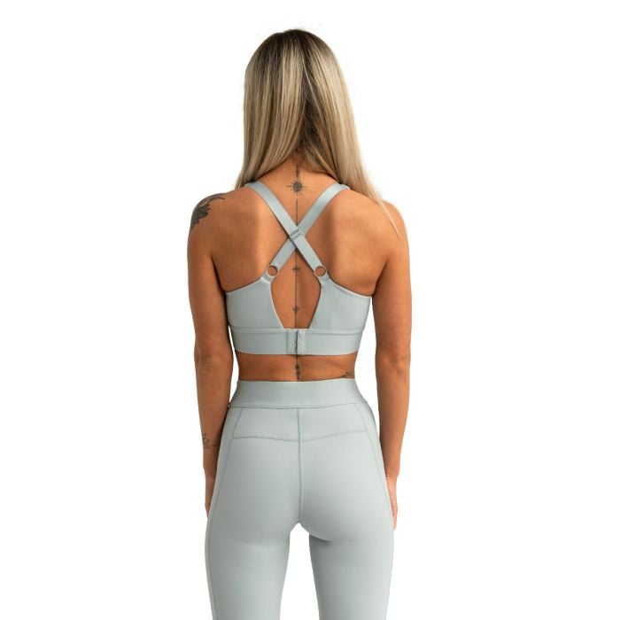 Sportovní podprsenka Limitless Eucalypt - GymBeam M