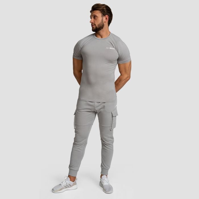 Tričko Fitted TRN Grey - GymBeam L