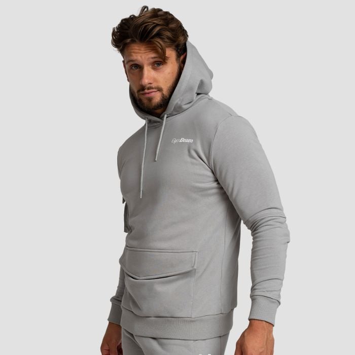 Mikina TRN Hoodie Grey - GymBeam M