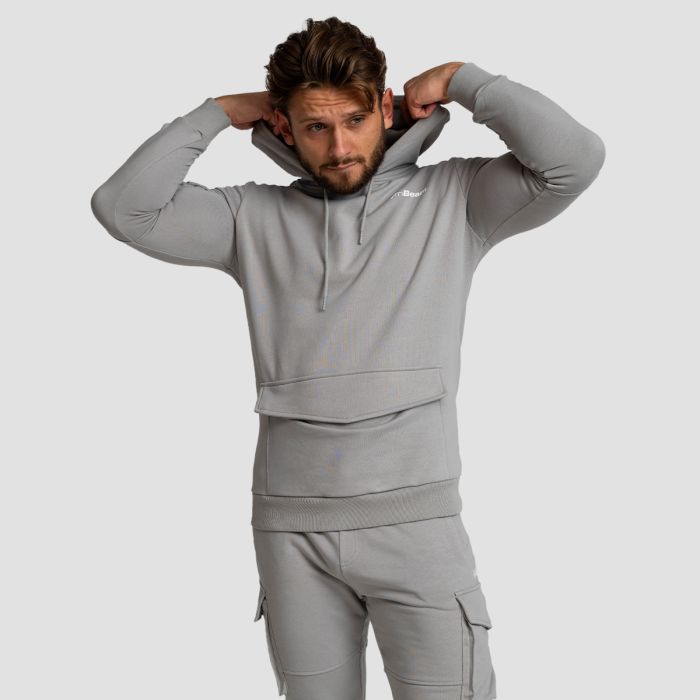 Mikina TRN Hoodie Grey - GymBeam M