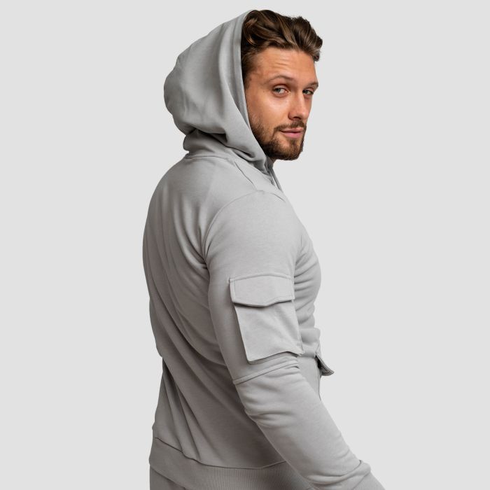 Mikina TRN Hoodie Grey - GymBeam M