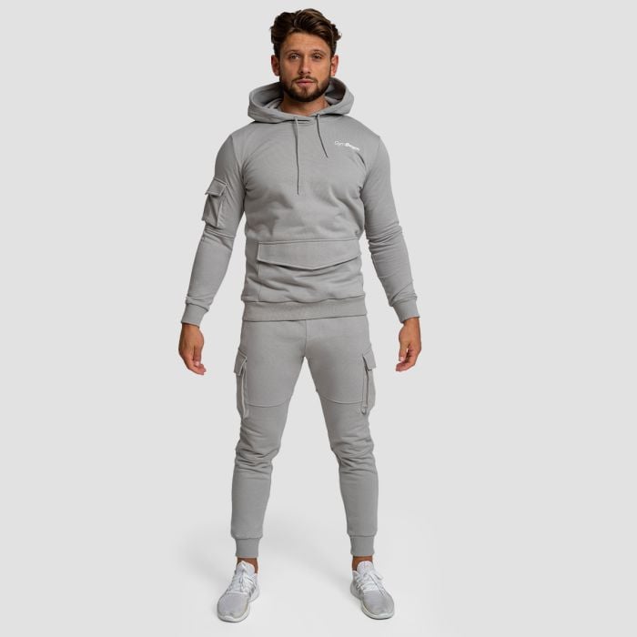 Mikina TRN Hoodie Grey - GymBeam M