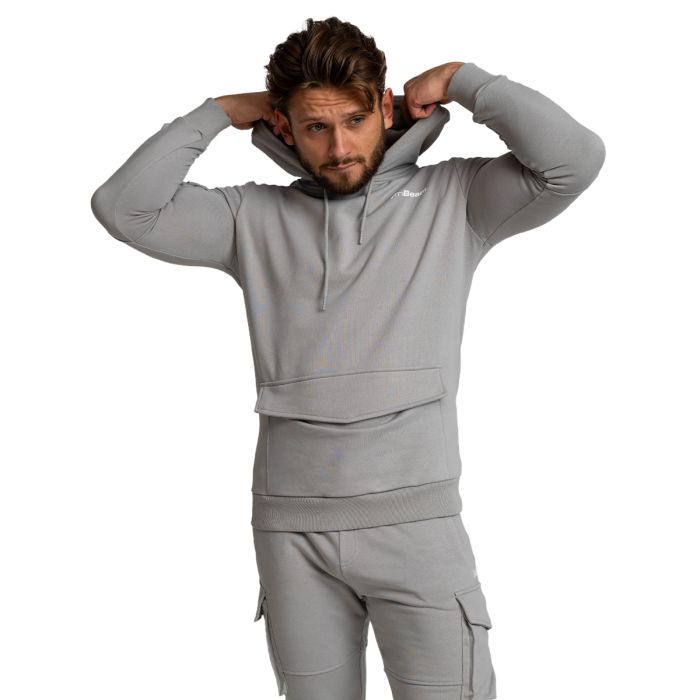 Mikina TRN Hoodie Grey - GymBeam M