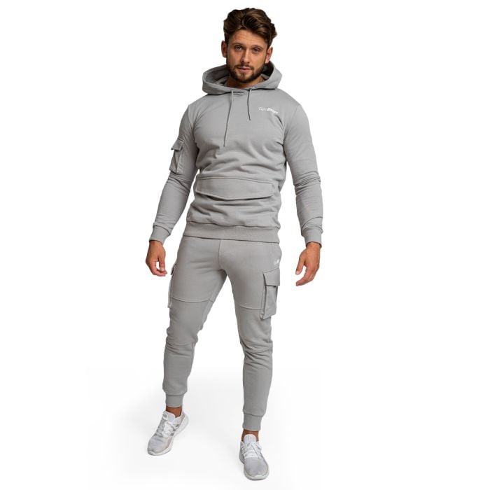 Mikina TRN Hoodie Grey - GymBeam M