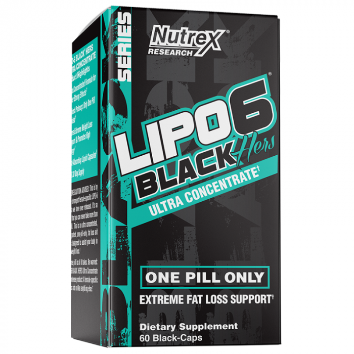 Levně Lipo 6 Black Hers Ultra Concentrate 60 kaps bez příchuti - Nutrex