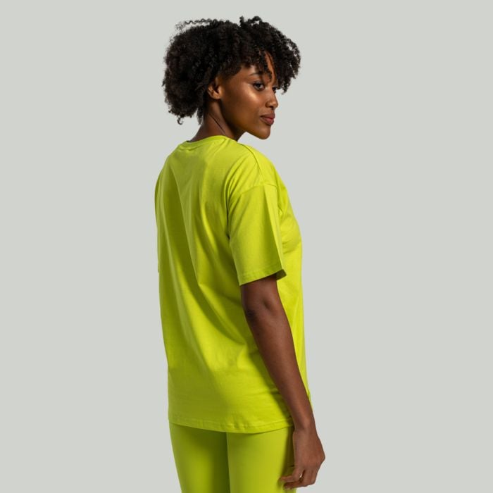 Dámské triko Lunar Oversized Chartreuse - STRIX S