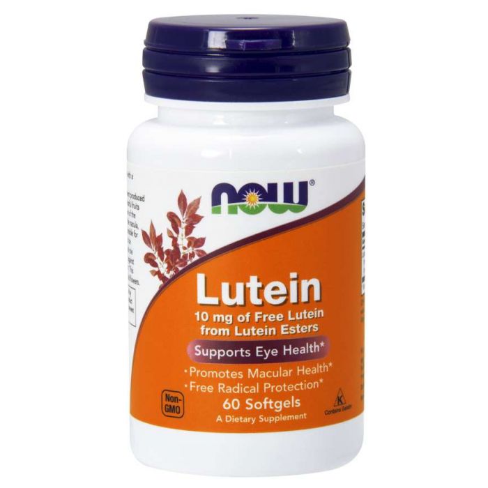 Lutein 10 mg - NOW Foods  60 kaps.